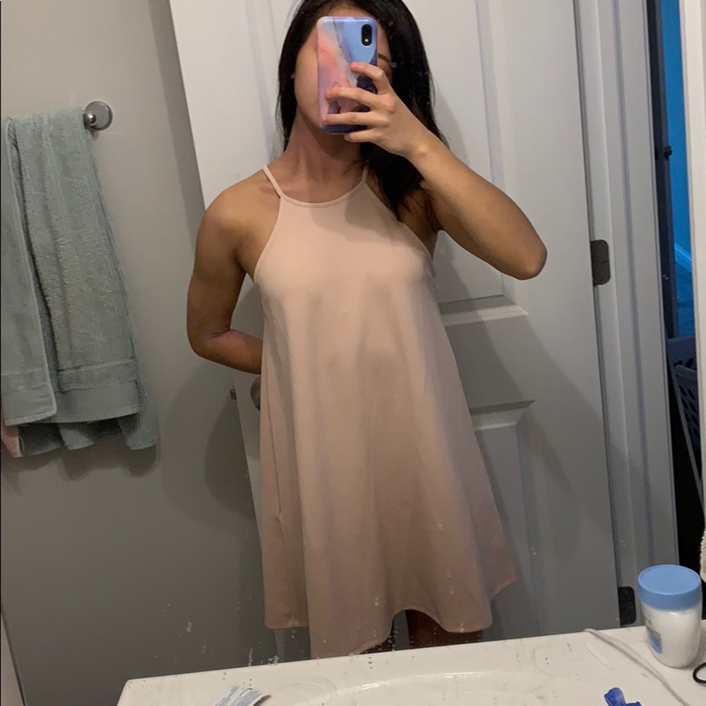 Forever 21 Light pink Halter Dress